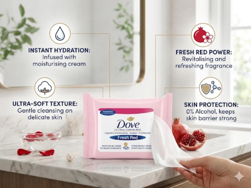 Dove Wipes Fresh Blue