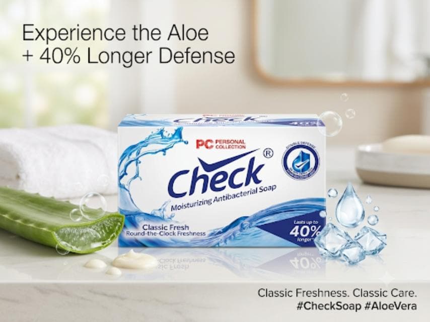 PC Check Soap Bleue 125g
