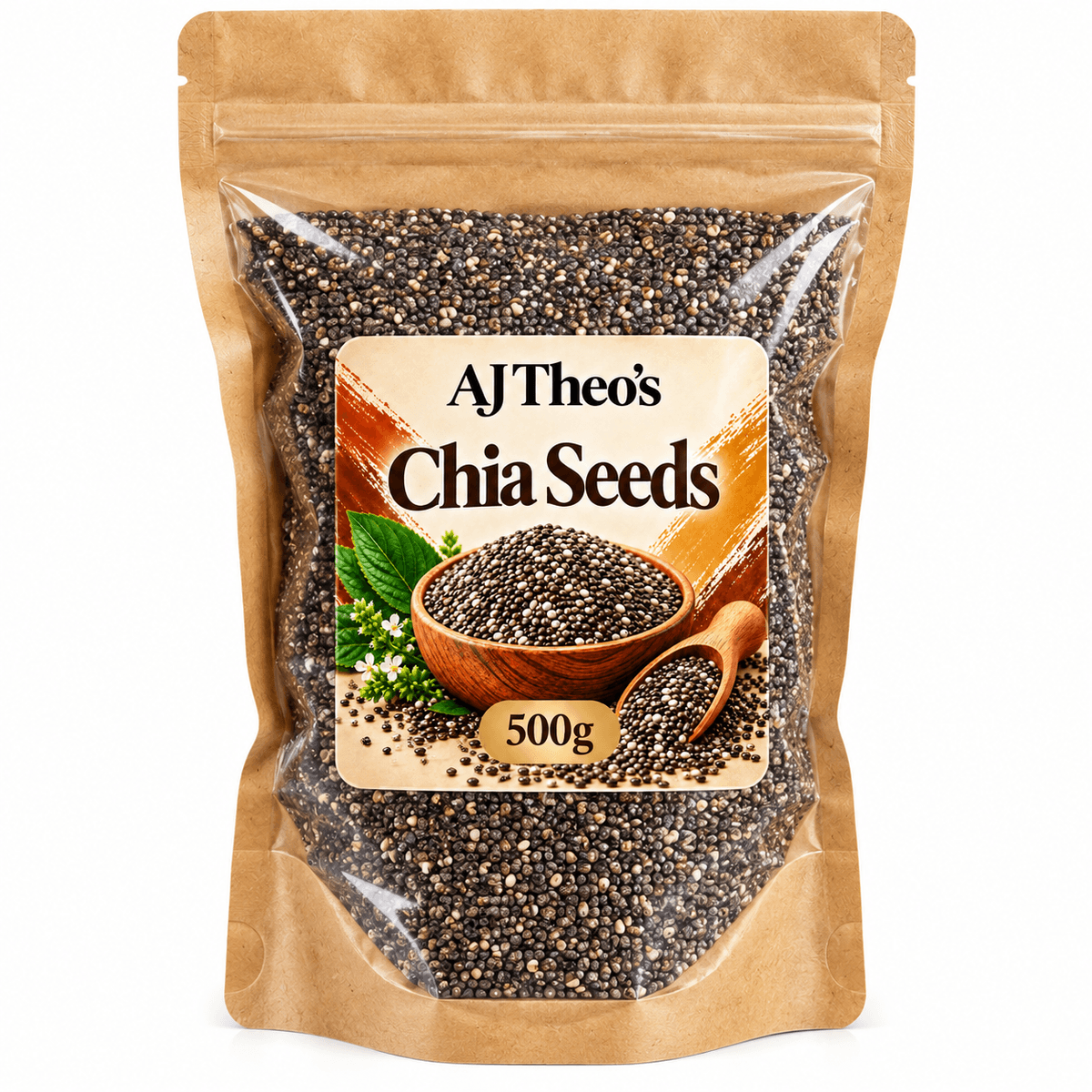 AJ Theo's Chia Seeds 500g