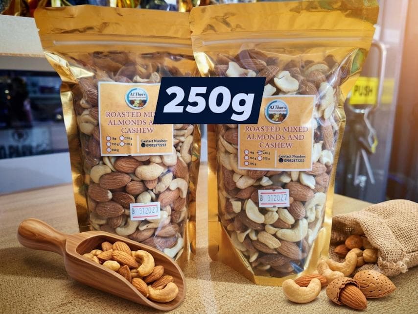 MIX ALMOND N CASHEW 250GRMS