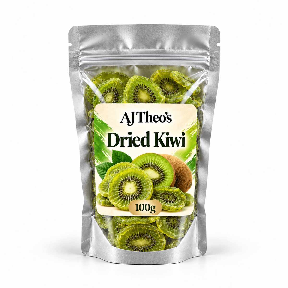 AJ Theo's Unsweetened Dried Kiwi 100g