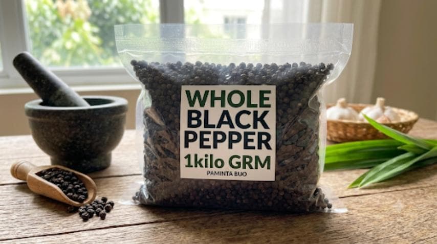 Black Pepper whole 1kilo
