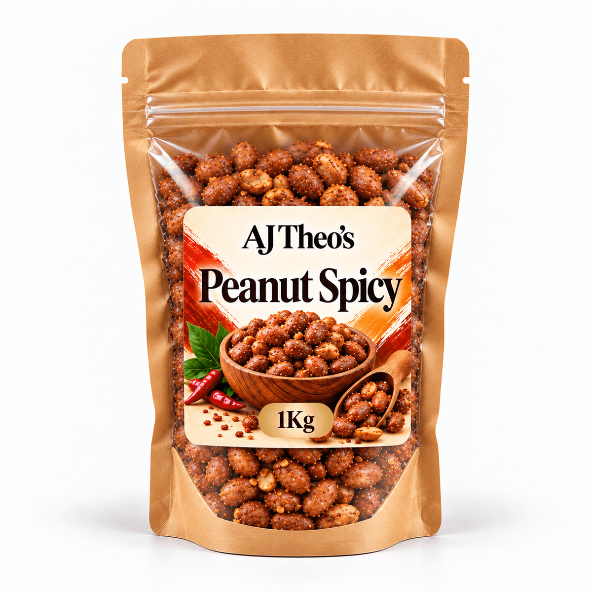 AJ Theo's Peanut Spicy 1Kg