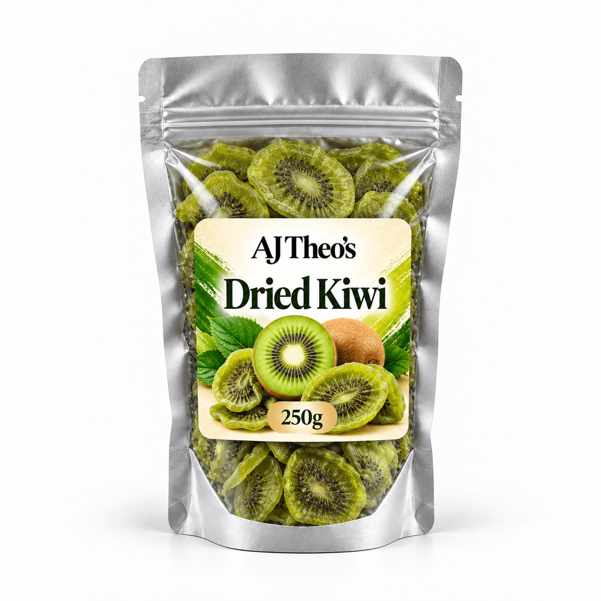 AJ Theo's Unsweetened Dried Kiwi 250g