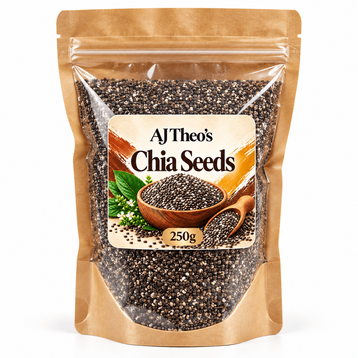 AJ Theo's Chia Seeds 250g