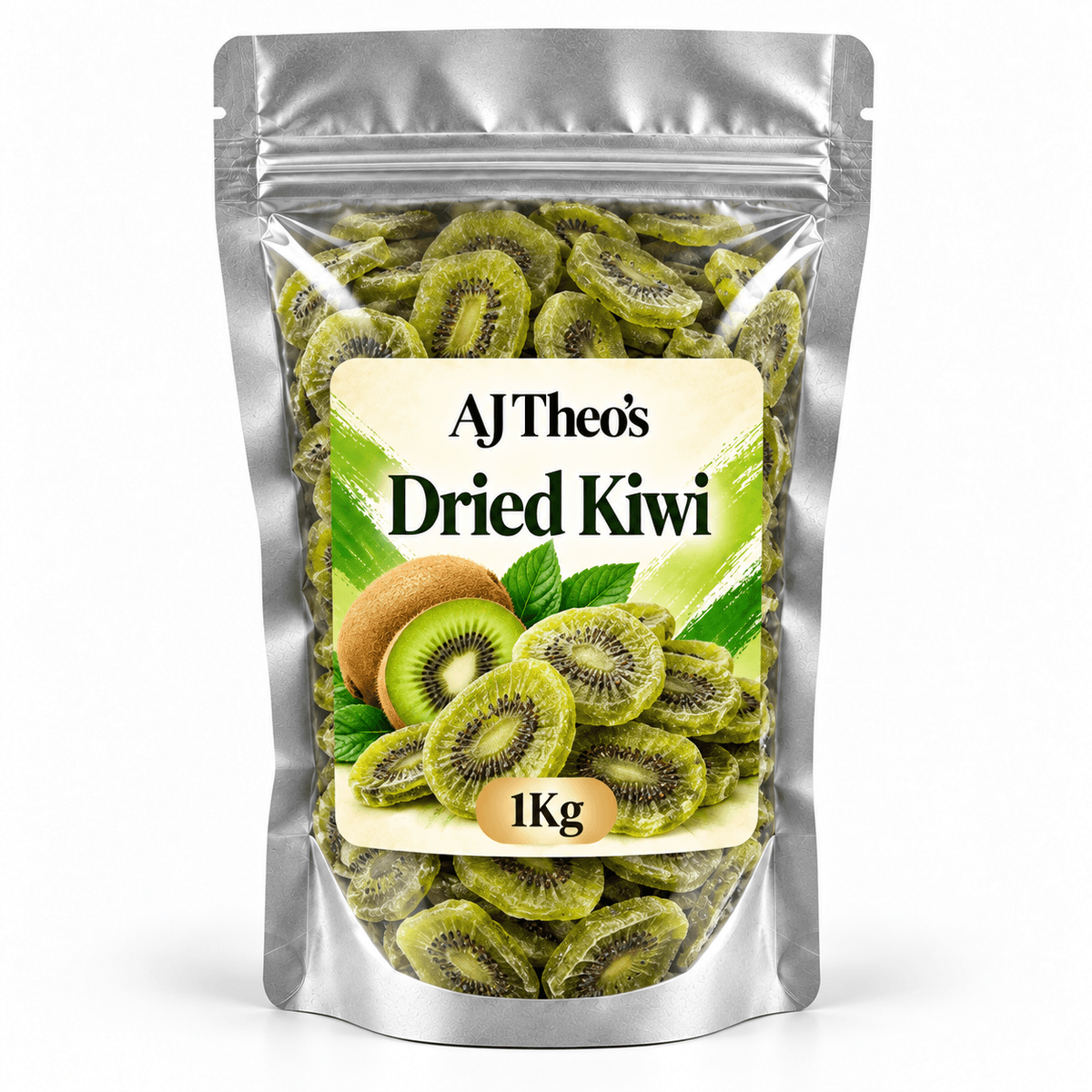 AJ Theo's Unsweetened Dried Kiwi 1Kg
