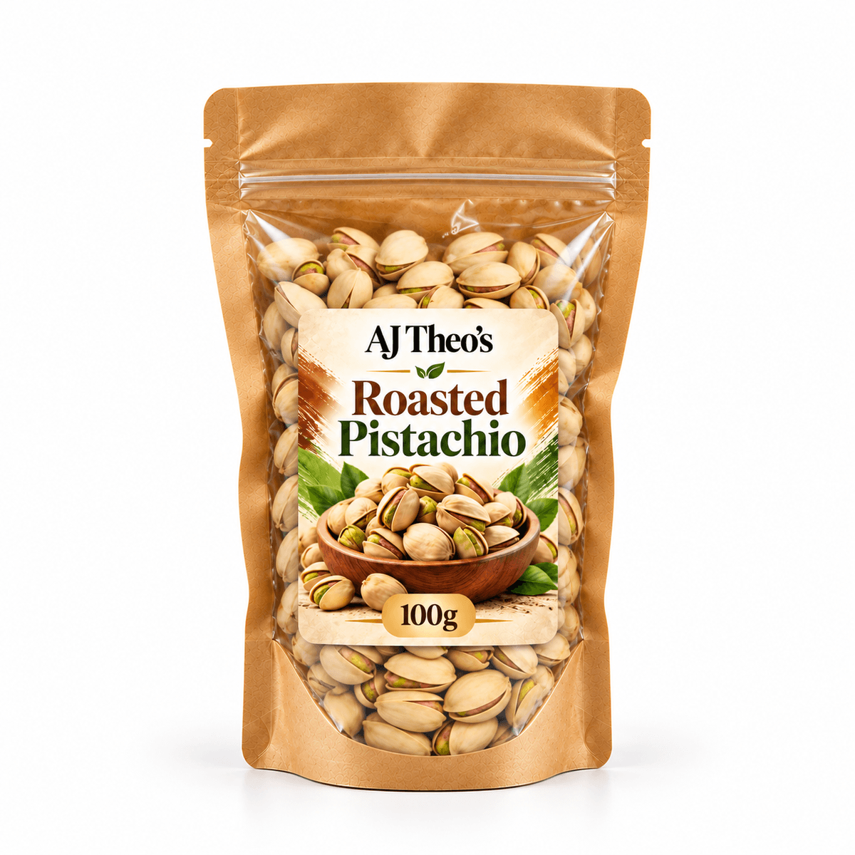 AJ Theo's Roasted Pistachio 100g