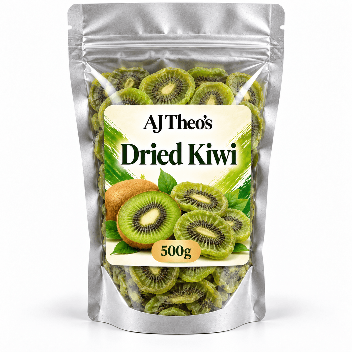 AJ Theo's Unsweetened Dried Kiwi 500g
