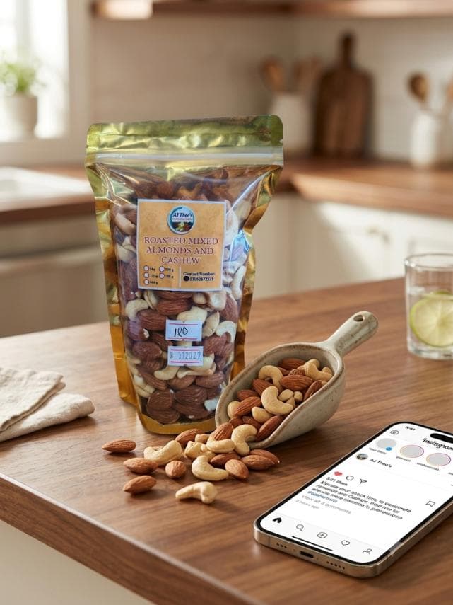 MIX ALMOND N CASHEW 100GRMS