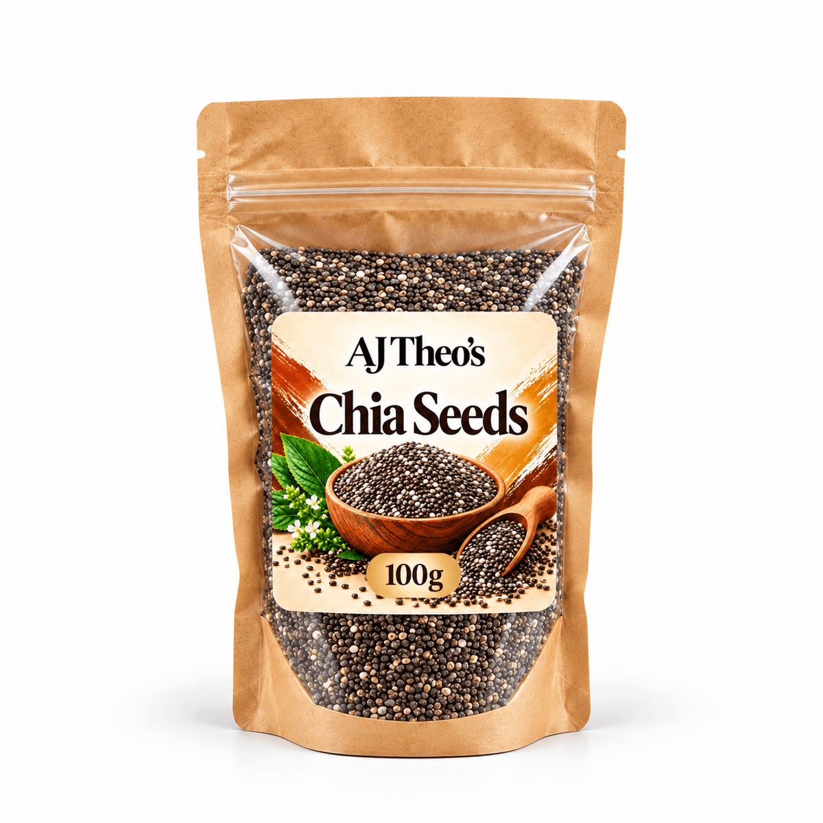 AJ Theo's Chia Seeds 100g
