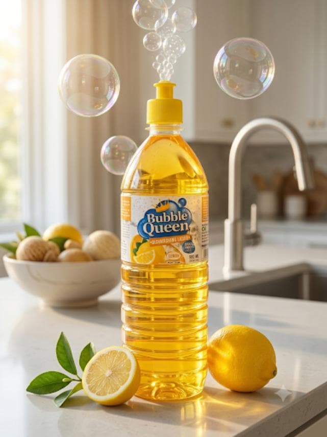 Bubble Queen Dishwashing Lemon 1l