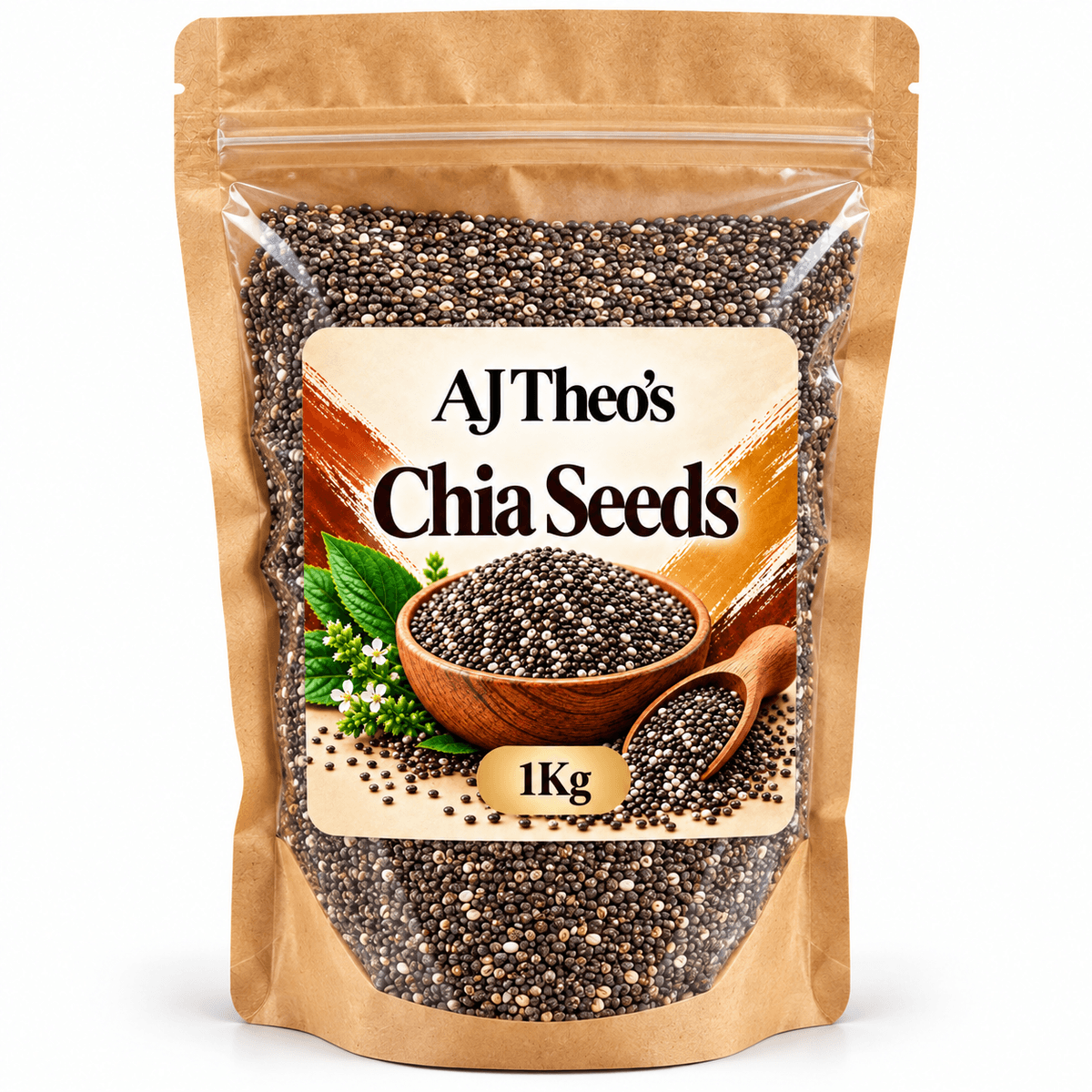 AJ Theo's Chia Seeds 1Kg