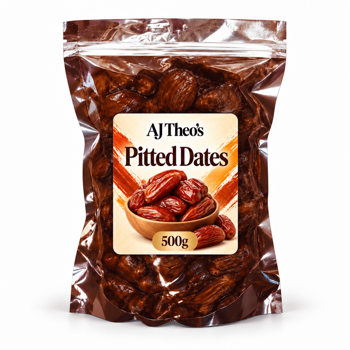 AJ  Theo's Pitted Dates 500g