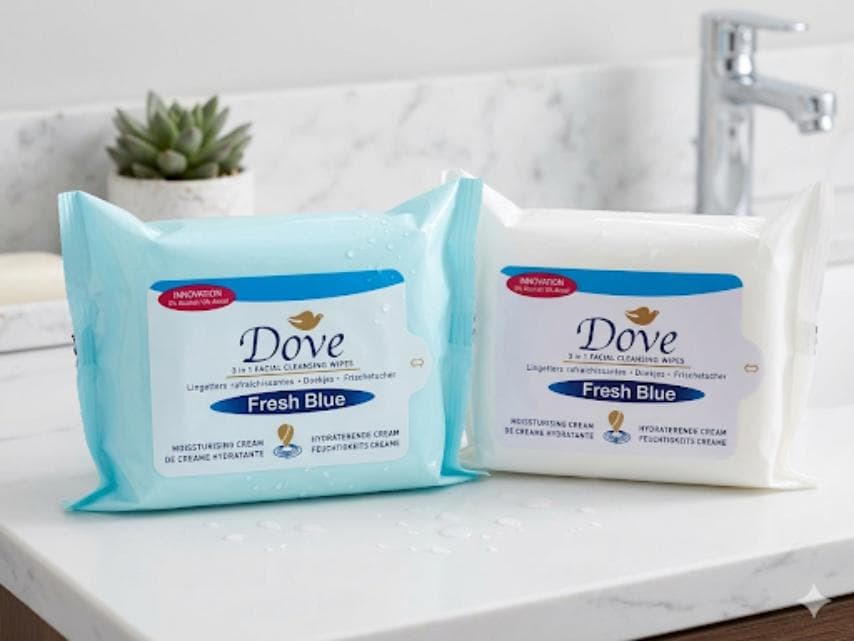 Dove Wipes Fresh Blue