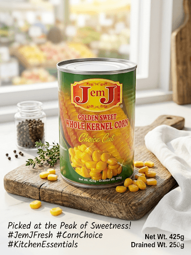 JemJ whole kernel corn 425g