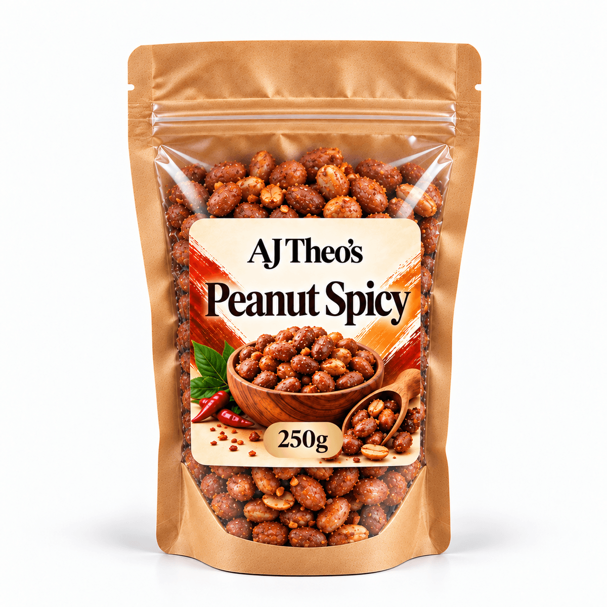AJ Theo's Peanut Spicy  250g