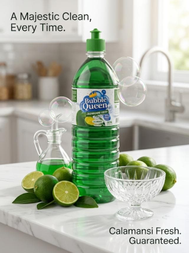 Bubble Queen Dishwashing Calamansi 1l