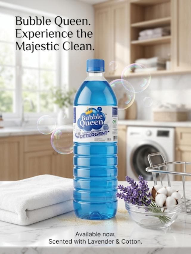 Bubble Queen Liquid Deterget 1l
