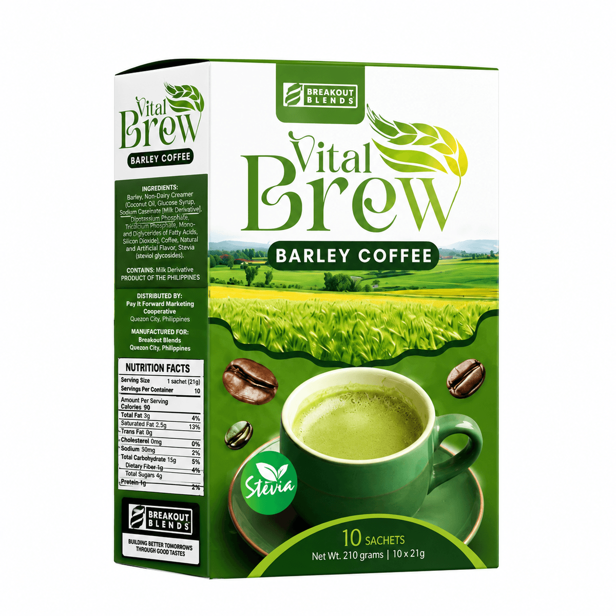 Breakout Blend Vital Brew Barley Coffee 10s
